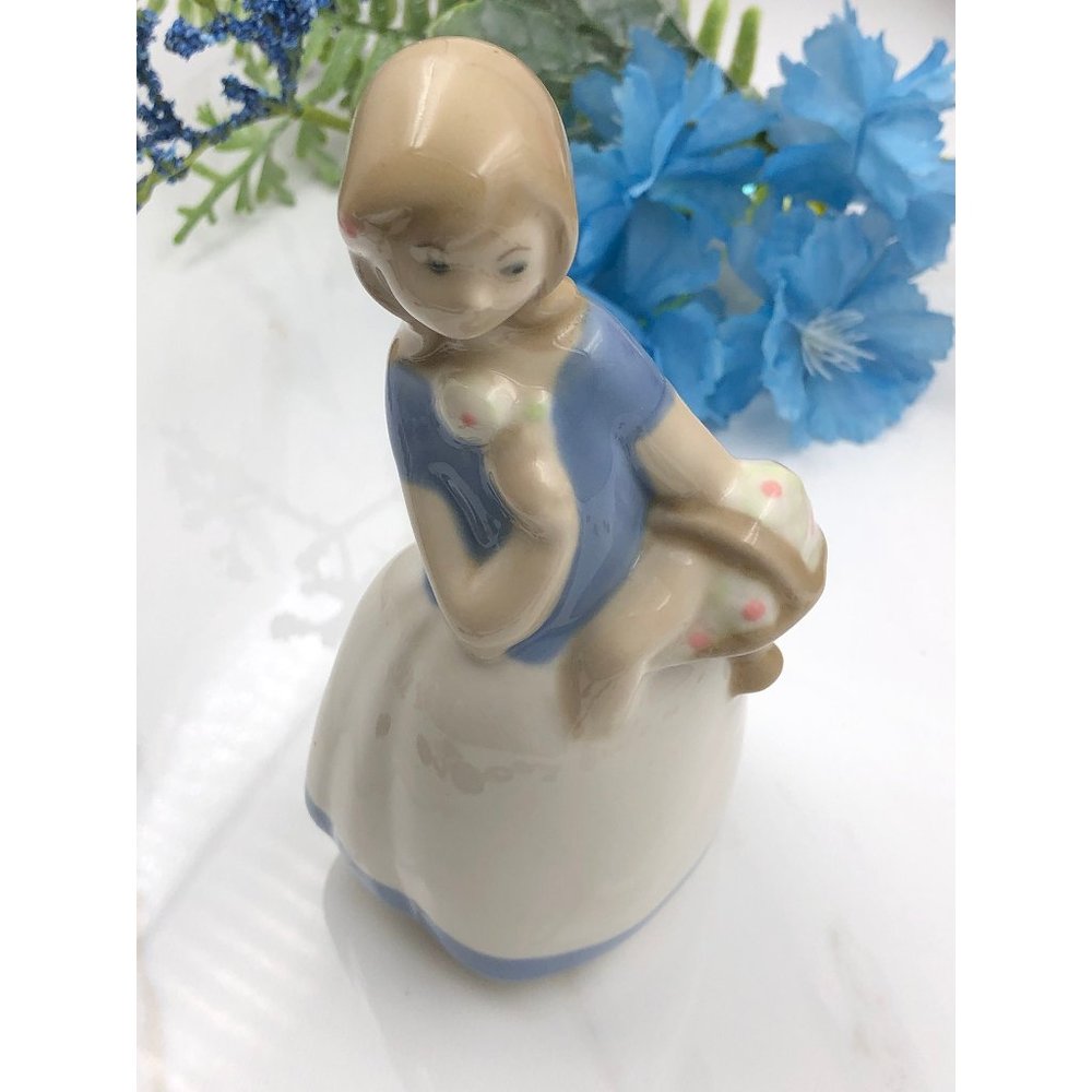 Vintage Rex Valencia Porcelain Young Girl Figurines